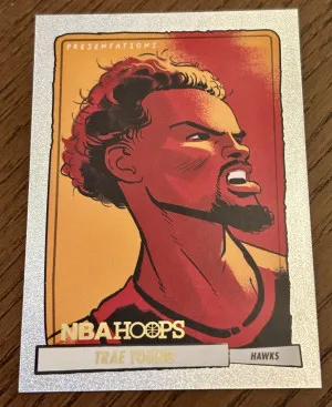 2023 Trae Young NBA Hoops Presentations Case Hit SSP #8 front