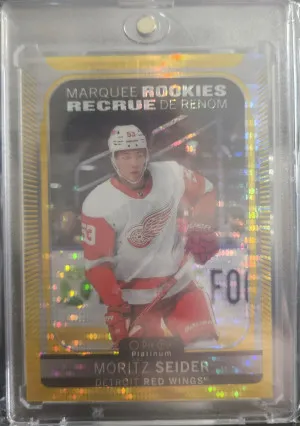 Moritz Seider Rookie Seismic Gold /50 front