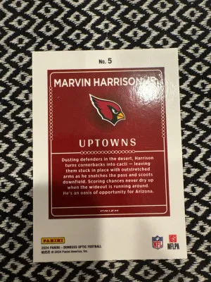 Marvin Harrison Jr Uptown back