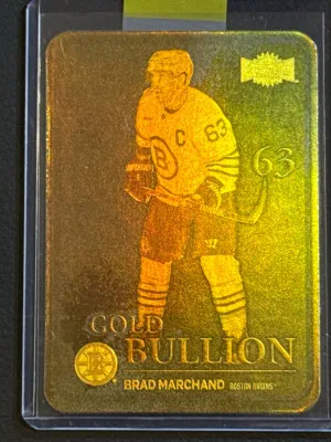 Brad Marchand GB-32 Gold Bullion 2024-25 Metal Universe Hockey front