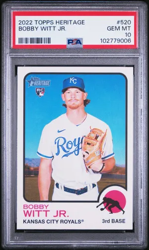 Bobby Witt Jr Rookie PSA 10 front