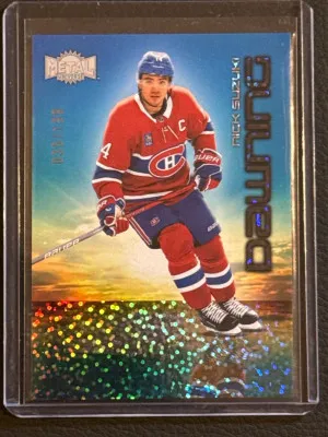 Nick Suzuki Dawning Speckle /199 2024-25 Metal Universe Hockey front