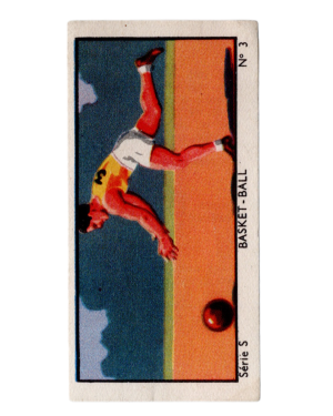 1933 Jacques Chocolat Les Sports Illustres Serie S Type 2 #3 Basketball Card (Belgium) front