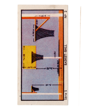 1933 Jacques Chocolat Les Sports Illustres Serie S Type 2 #2 Basketball Card (Belgium) front
