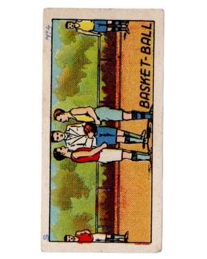 1933 Jacques Chocolat Les Sports Illustres Serie S Type 1 #4 Basketball Card (Belgium) front
