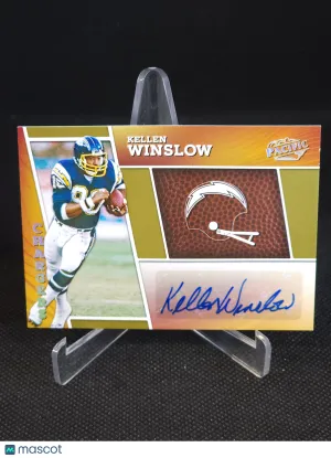 2024 Panini Encore Kellen Winslow Pacific Gold Auto /10 #PP-KWW front