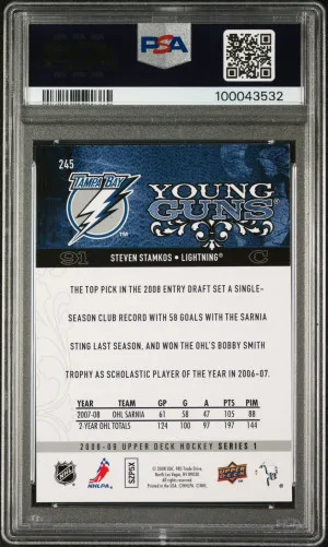 2008 Upper Deck Steven Stamkos back