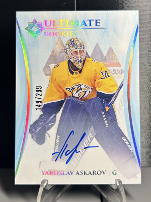 Yaroslav Askarov, 2023-24 Ultimate, Autograph, /299 front