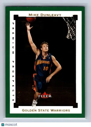 2002-03 Fleer Premium Prospects Mike Dunleavy Emerald /300 #EM113 front