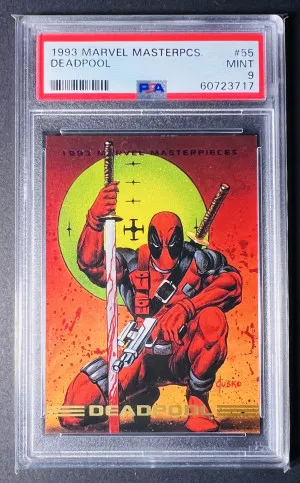 1993 Marvel Masterpieces Deadpool back