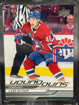 2024-25 Series 1 Upper Deck Lane Hutson Young Guns front