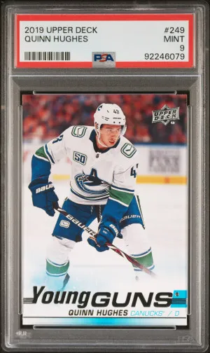 2019 Upper Deck Quinn Hughes front