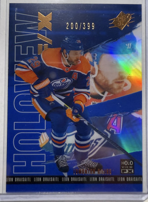 2024-25 SPX Holoview FX Leon Draisaitl Blue #/399 front