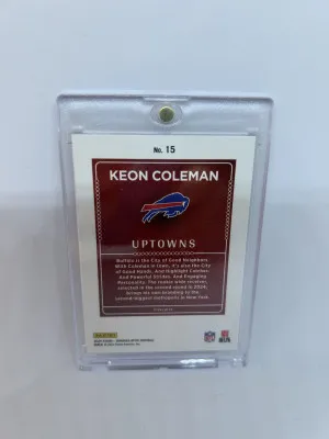 2024 Optic Football Keon Coleman Uptown back