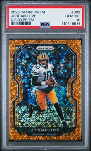2020 Panini Prizm Jordan Love Disco Prizm front