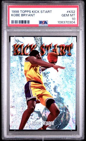 1998 Topps Kick Start Kobe Bryant front