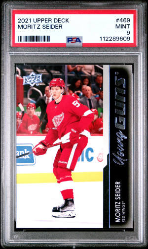 2021-2022 Upper Deck Moritz Seider Young Guns front