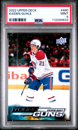 2022 Upper Deck Kaiden Guhle front