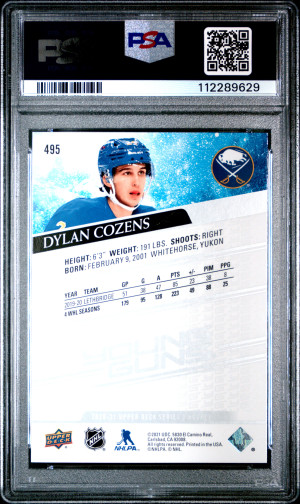 2020 Upper Deck Dylan Cozens back