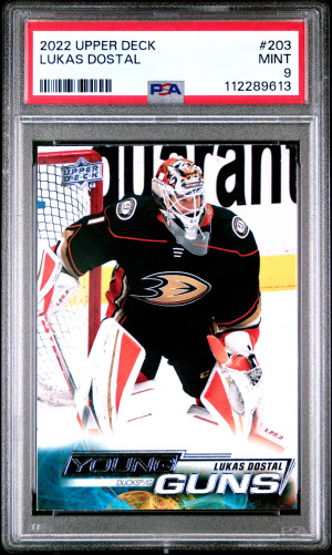 2022 Upper Deck Lukas Dostal Young Guns front