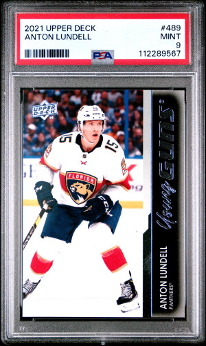 2021-2022 Upper Deck Anton Lundell Young Guns front