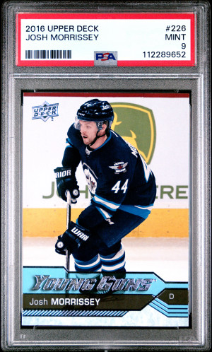 2016 Upper Deck Josh Morrissey Young Guns front