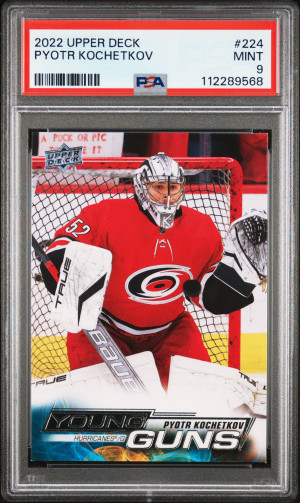 2022 Upper Deck Pyotr Kochetkov Young Guns front