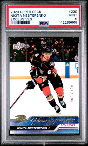 2023 Upper Deck Nikita Nesterenko Young Guns Exclusives front
