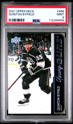 2021-2022 Upper Deck Quinton Byfield Young Guns front