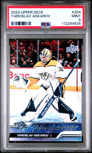 2023 Upper Deck Yaroslav Askarov Young Guns front