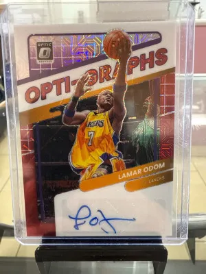 2021 Donruss Optic Basketball Opti-Graphs Lamar Odom front