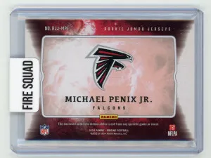 2024 Panini Origins #RJJ-MPE Michael Penix Jr. Rookie Jumbo Jersey /199 back