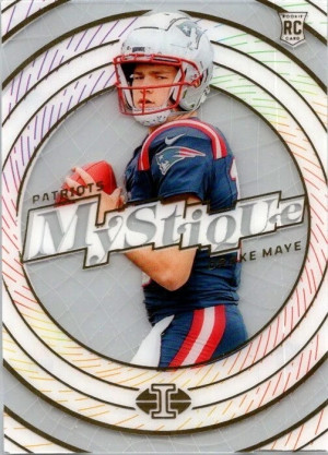 2024 Panini Illusions Drake Maye Mystique Rookie Insert RC 🔥 Patriots front