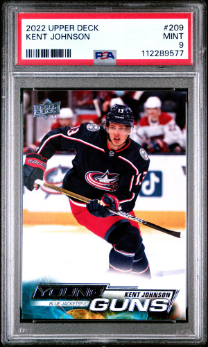 2022 Upper Deck Kent Johnson front