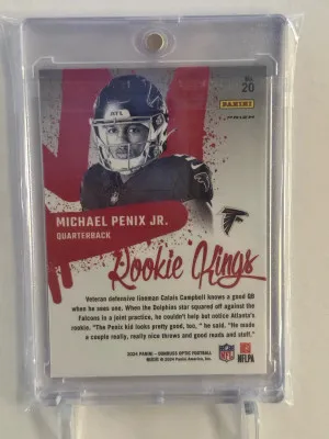 2024 Optic Michael Penix Jr Rookie Kings back