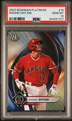 2022 Bowman Platinum Shohei Ohtani front
