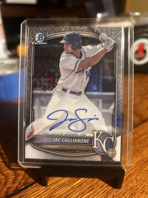 Jac Caglianone Bowman Mega Mojo Autograph front