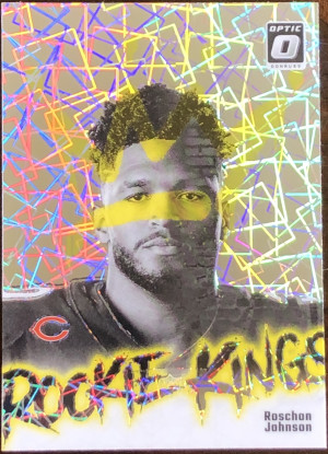 2023 Panini Donruss Optic #8 Rookie Kings Lazer Roschon Johnson front