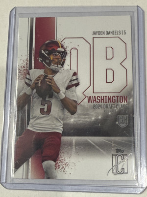 Jayden Daniels 2024 Topps Signature Class Rookie front