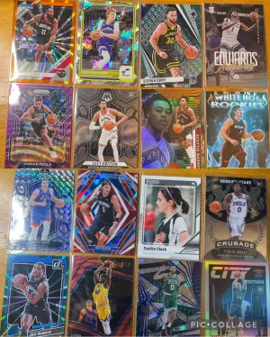 Basketball Rookies And Parallels (16 Cards) front