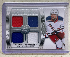 2020-21 The Cup Rookie Foundations Jersey Alexis Lafreniere /99 front