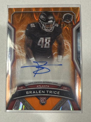2024 Topps Resurgence Bralen Trice rookie auto 3/25 front