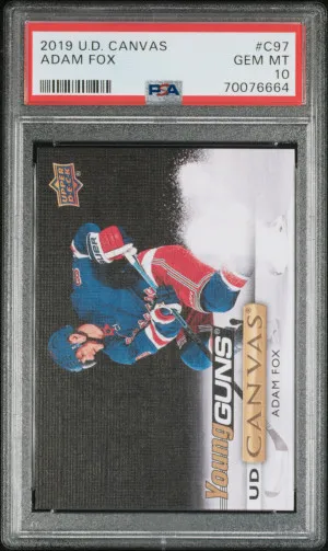 2019 Upper Deck Canvas Adam Fox front