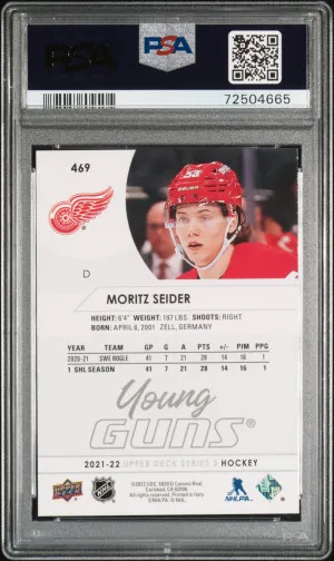 2021-2022 Upper Deck Moritz Seider back