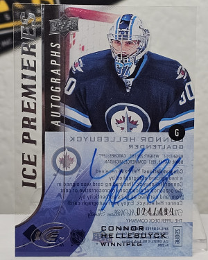 2015-16 Ice Rookie Ice Premieres Auto CONNOR HELLEBUYCK /499 #IPA-CH front