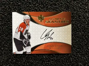 2008-09 UD Ultimate Collection Claude Giroux Auto front