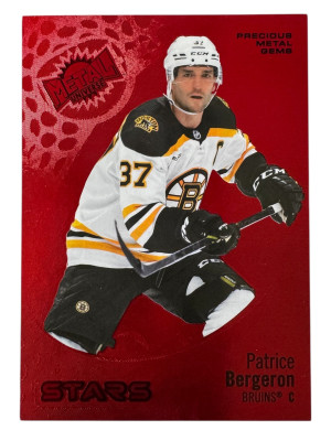 22-23 Skymetal PMG /100 Patrice Bergeron front
