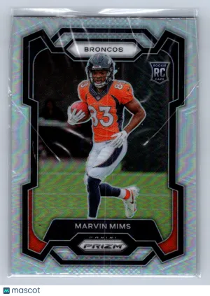 2023 Panini Prizm Marvin Mims Silver #327 front