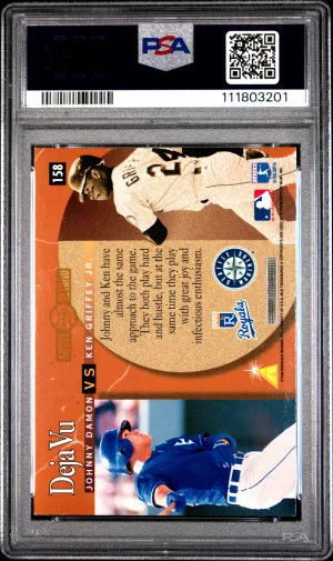 1996 Summit J.damon/K.griffey Jr. Above And Beyond PSA 7 back