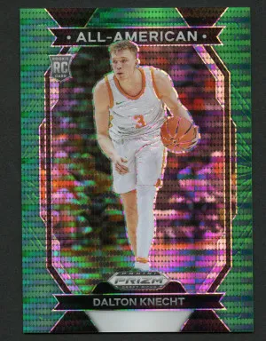 2024 Panini Prizm Draft picks all American green /25 Dalton Knecht front